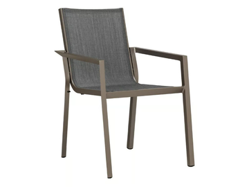TRIG - Stackable garden chair with armrests by JANUS et Cie - view 3